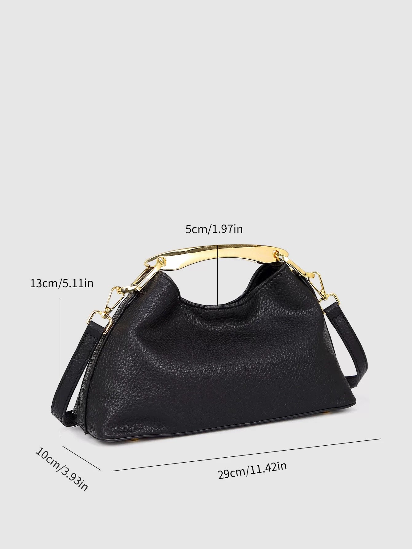 The Aurelia Luxe Leather Bag (rectangular shape)