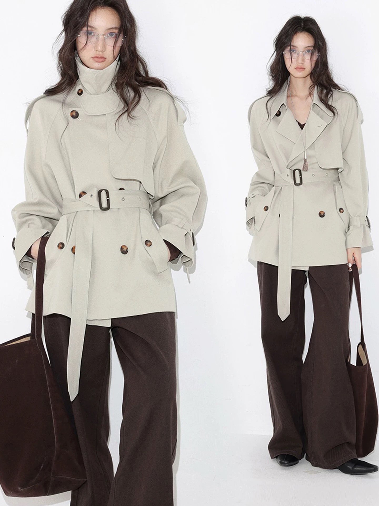 Mid-Length Trench Coat