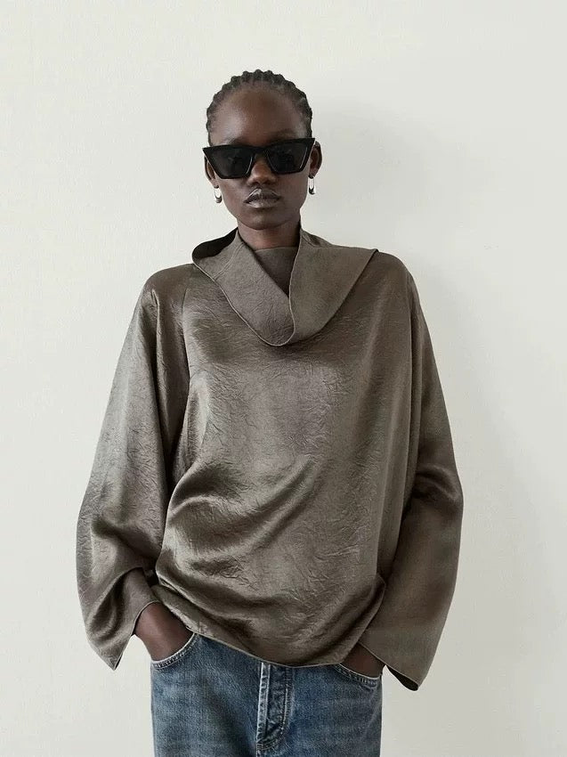 Massimo Dutti Satin Blouse