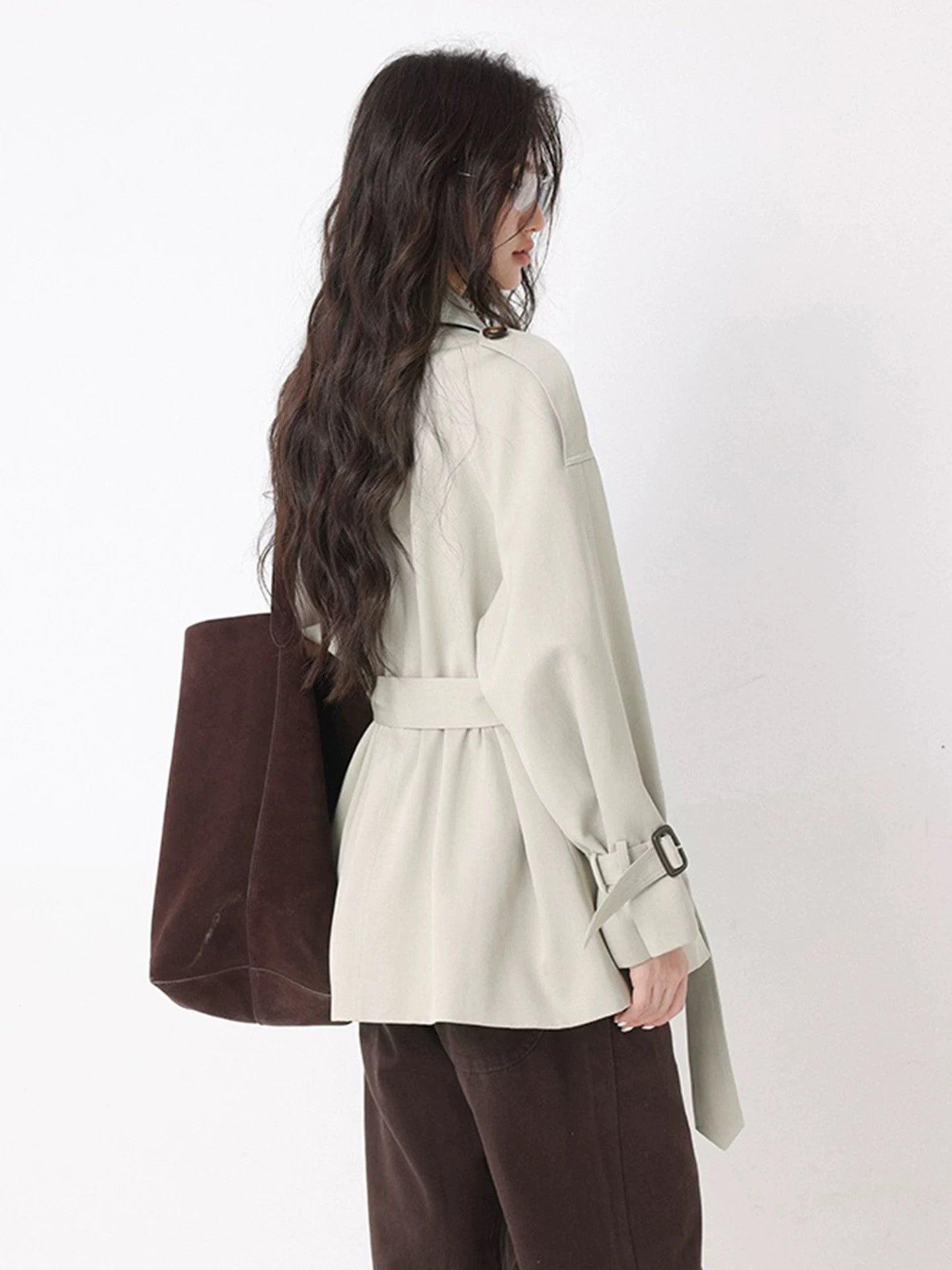Mid-Length Trench Coat