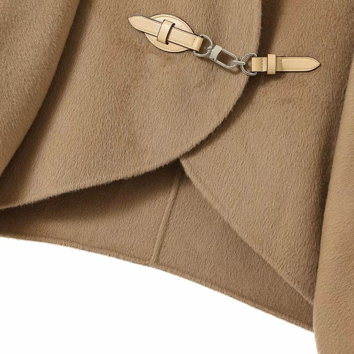 The Belted Wrap Wool Jacket