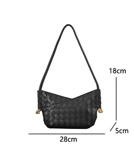 The Woven Crescent Shoulder Bag