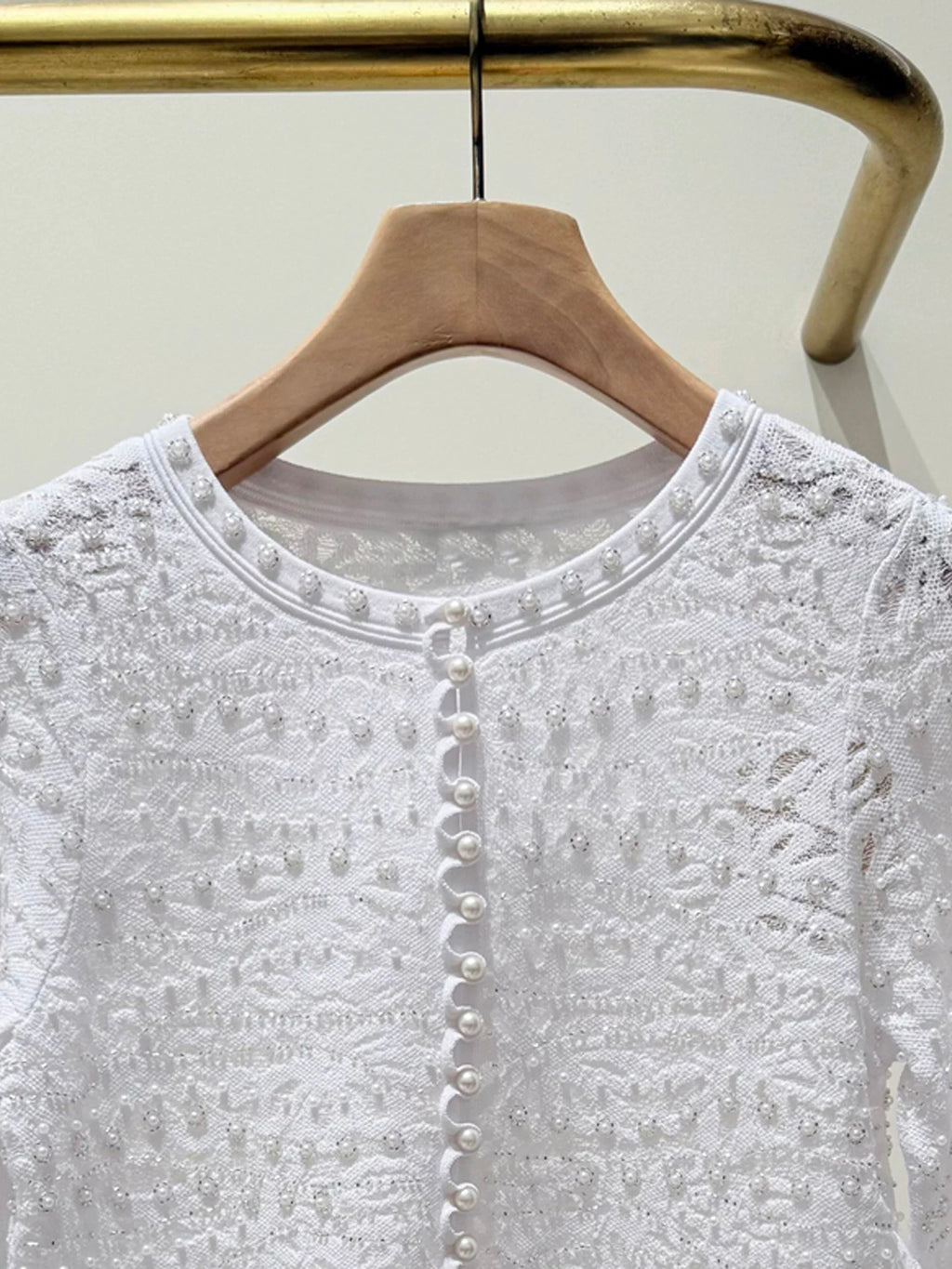 White Embroidered Dress