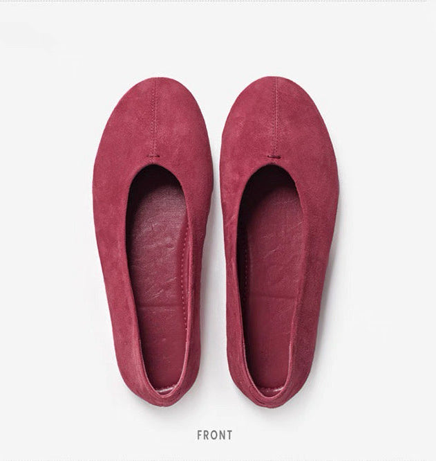 Minimal Round-Toe Ballerinas