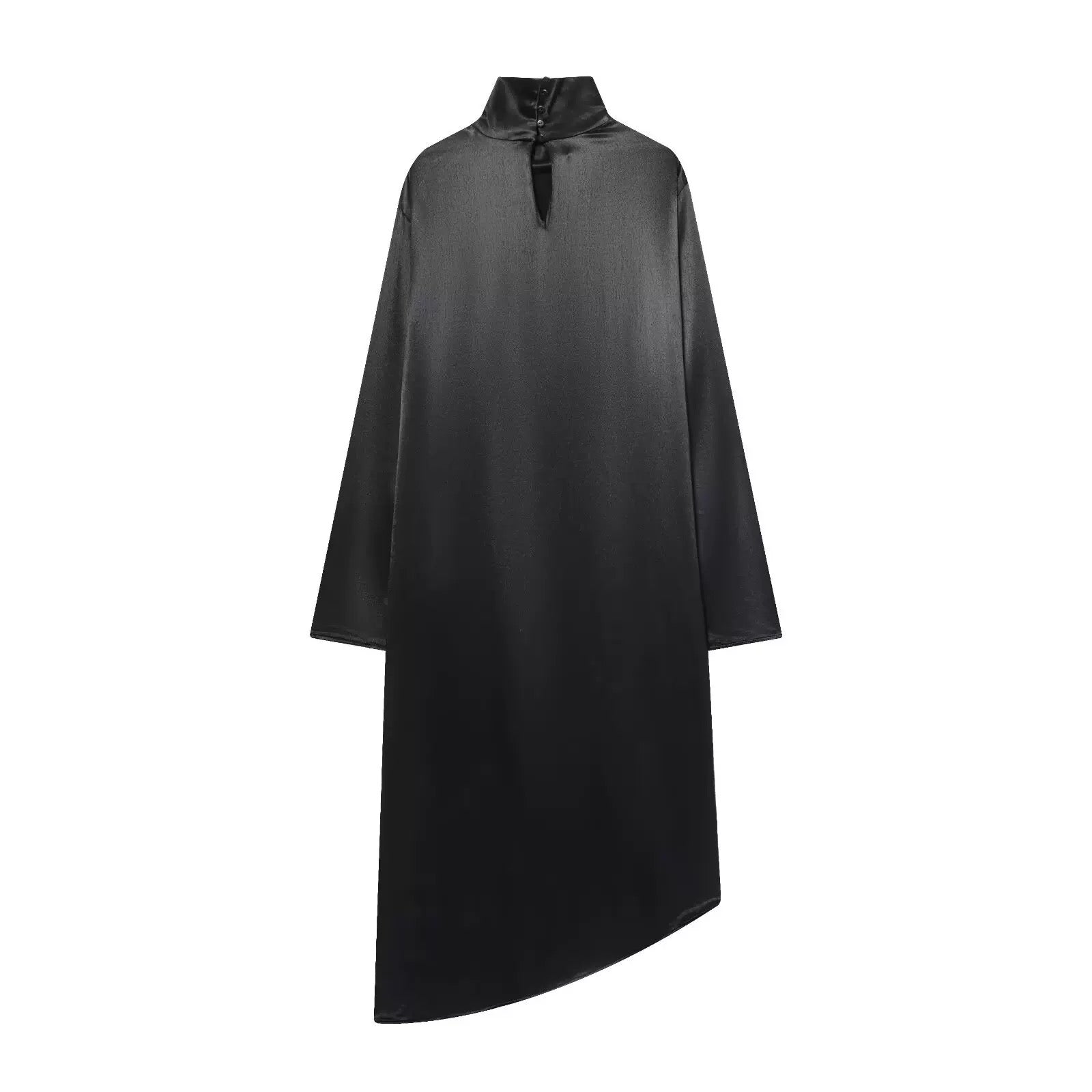 Long Sleeves Maxi Blouse with Slit