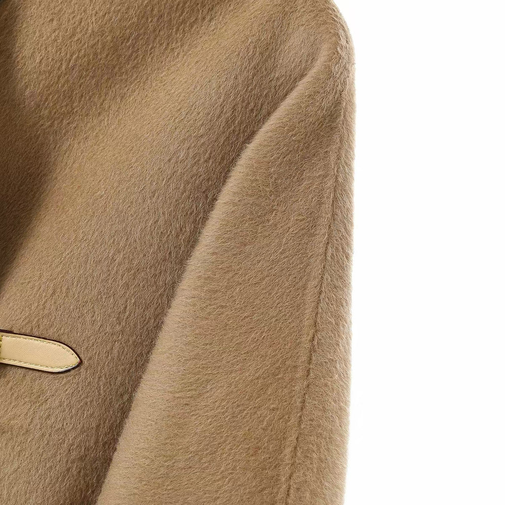 The Belted Wrap Wool Jacket