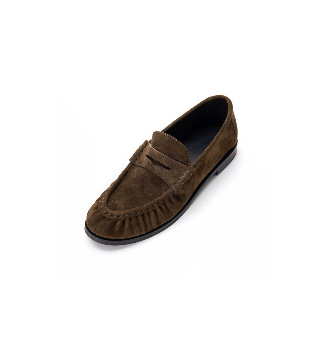 Suede Brown Loafers