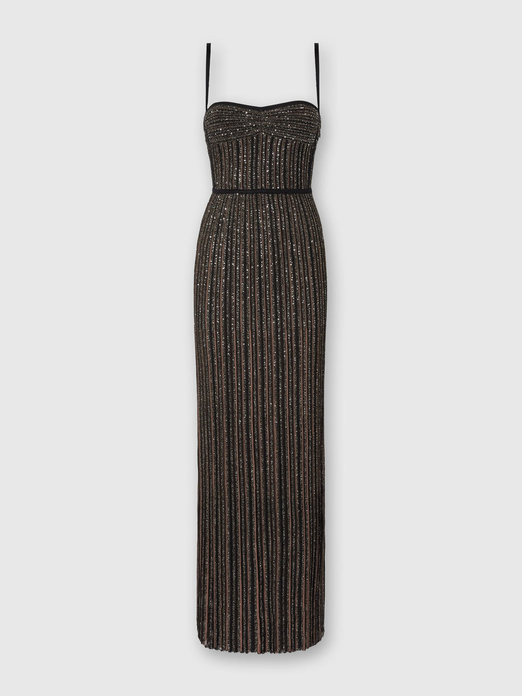 Sleeveless Maxi Dress (Dark Multicolors)