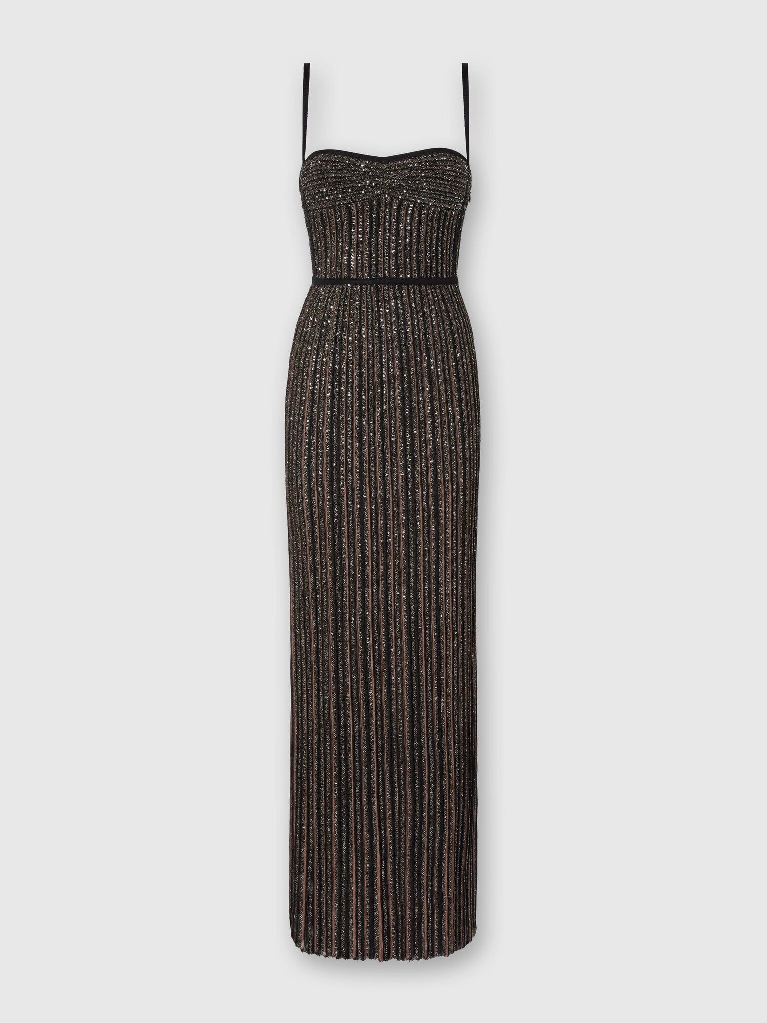 Sleeveless Maxi Dress (Dark Multicolors)