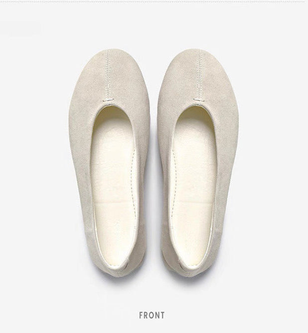 Minimal Round-Toe Ballerinas