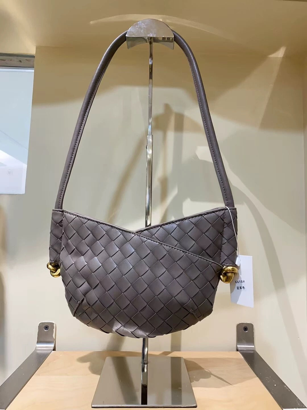The Woven Crescent Shoulder Bag