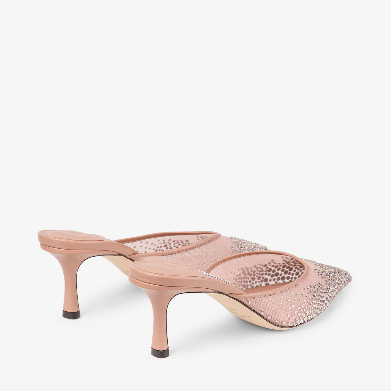 Pink Studded Mules
