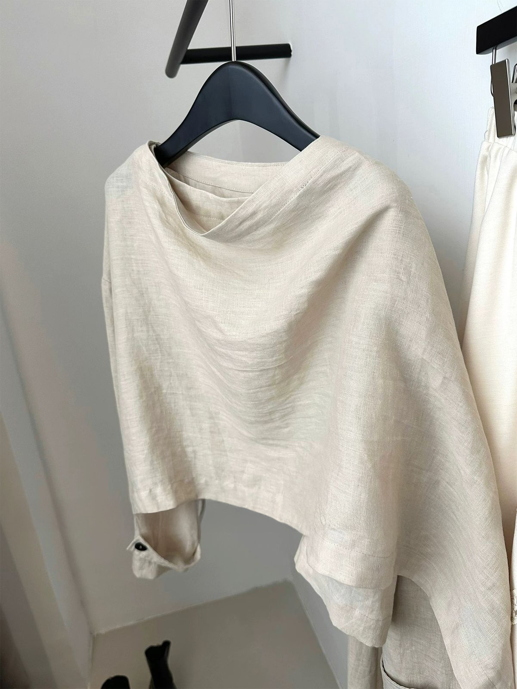 Linen Wrap Jacket
