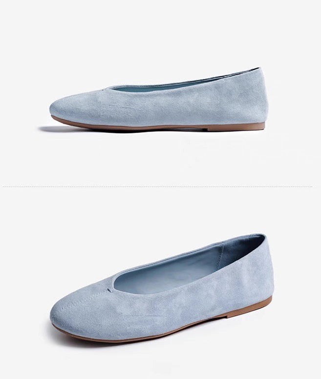 Minimal Round-Toe Ballerinas