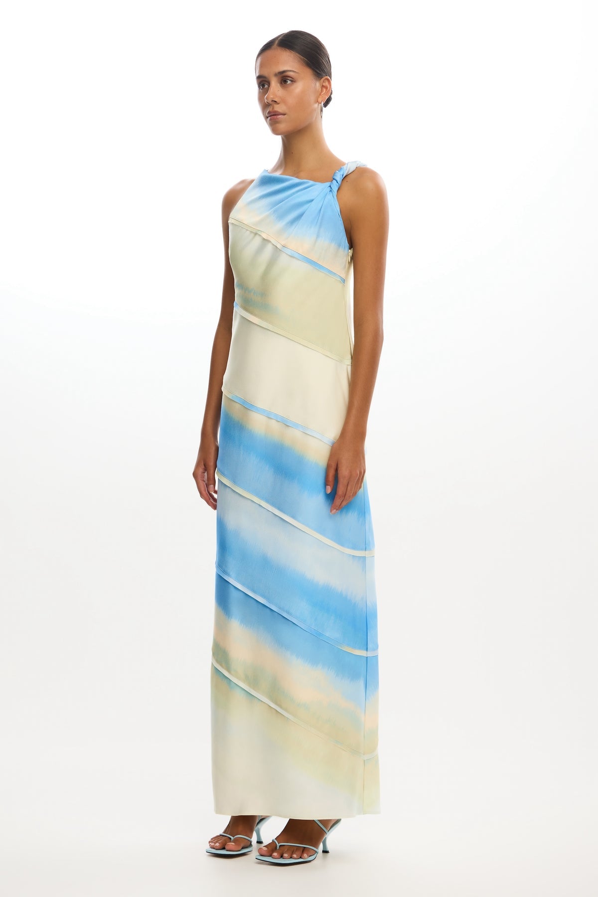 Blue Striped Dress