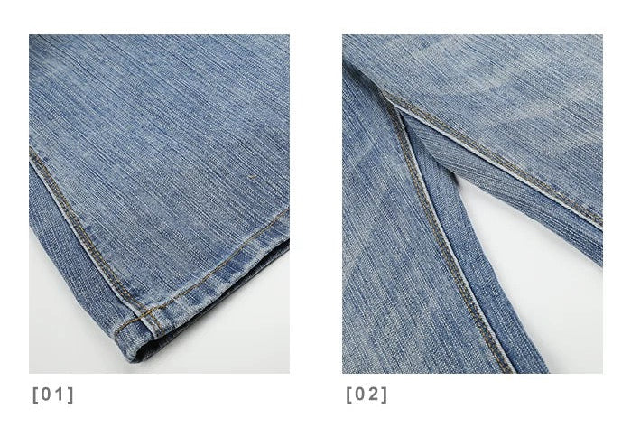 The Studded Vintage Blue Jeans