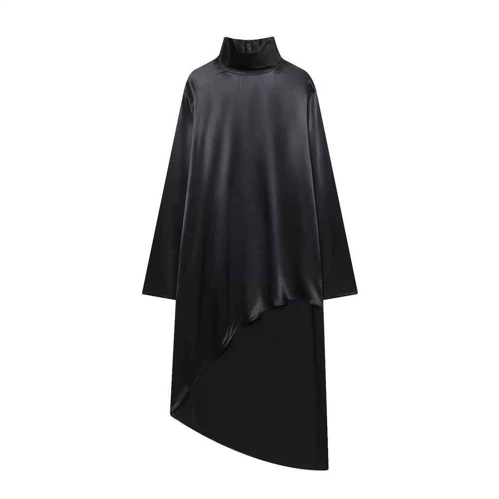 Long Sleeves Maxi Blouse with Slit
