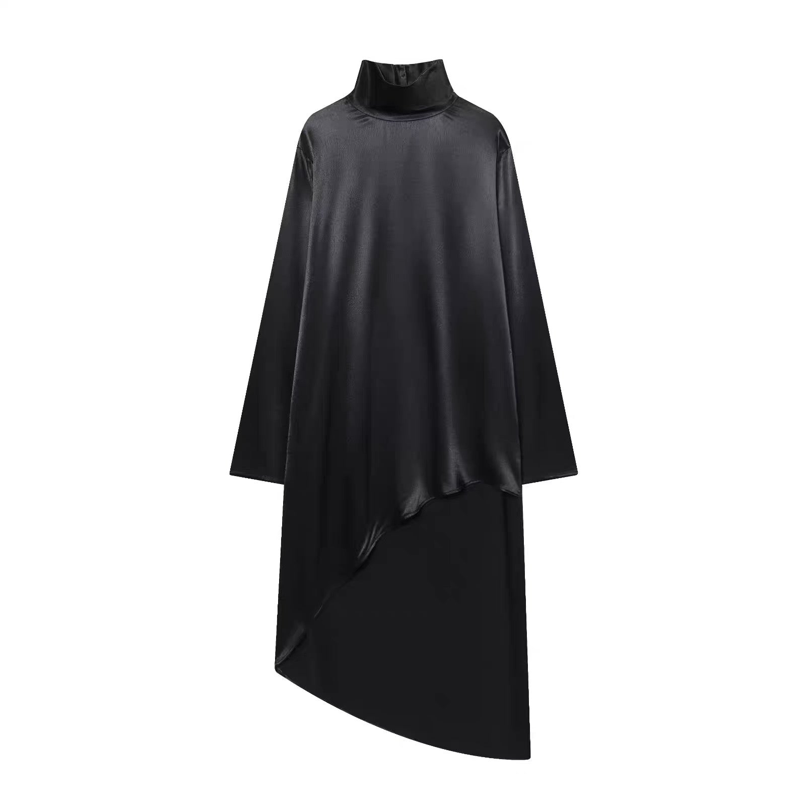 Long Sleeves Maxi Blouse with Slit