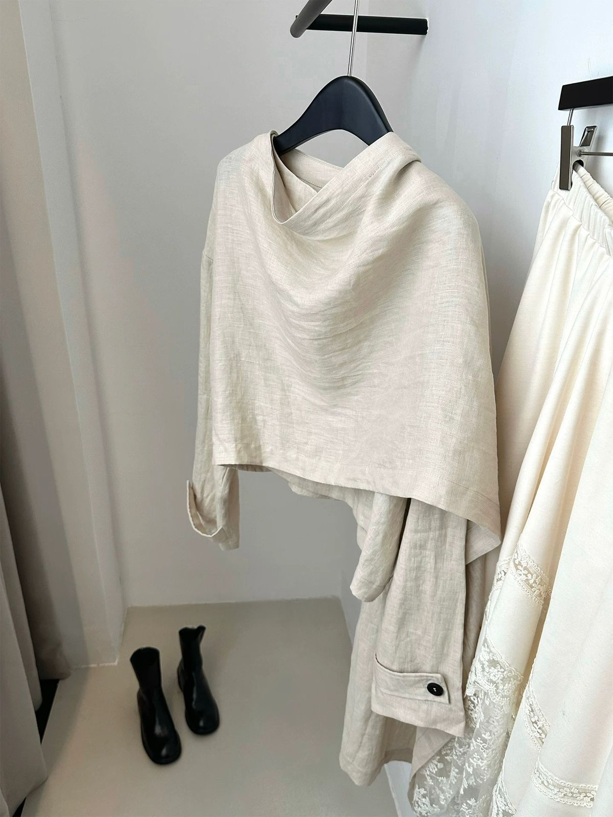 Linen Wrap Jacket