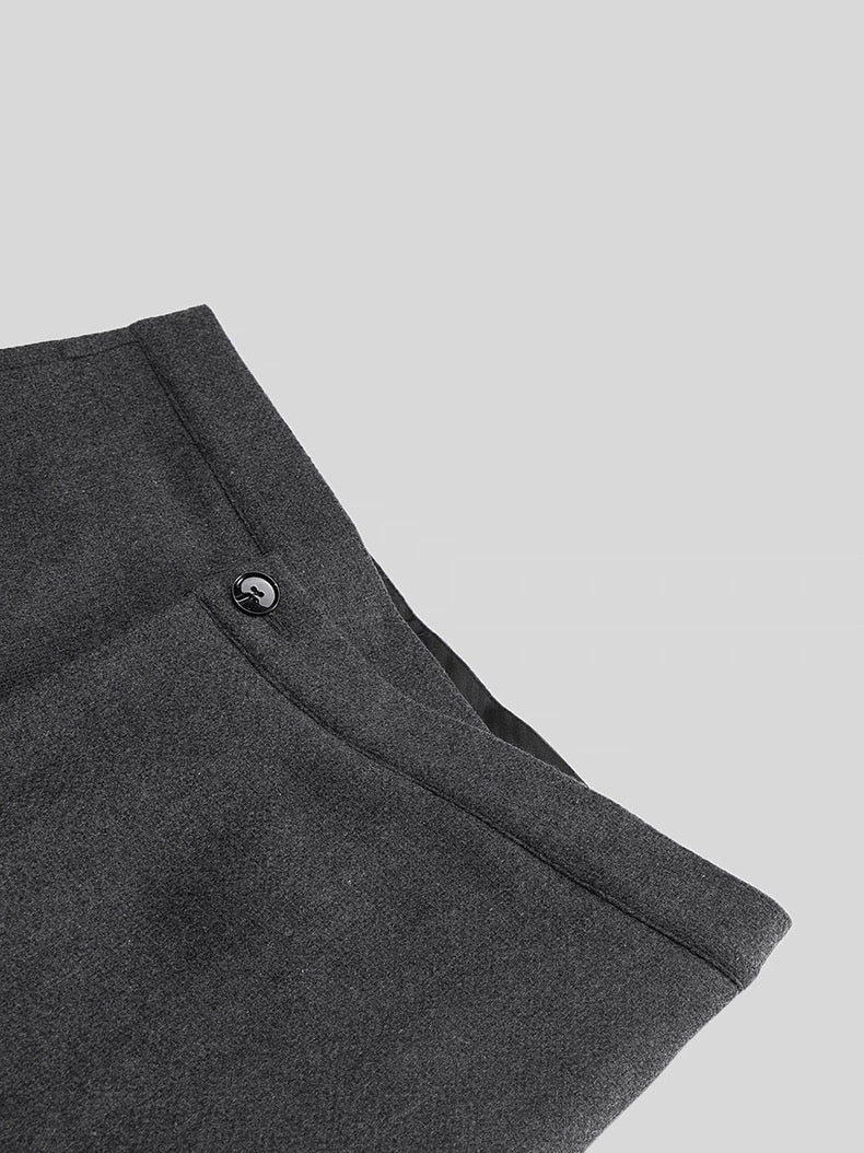 Soft-Drape Trousers in Charcoal