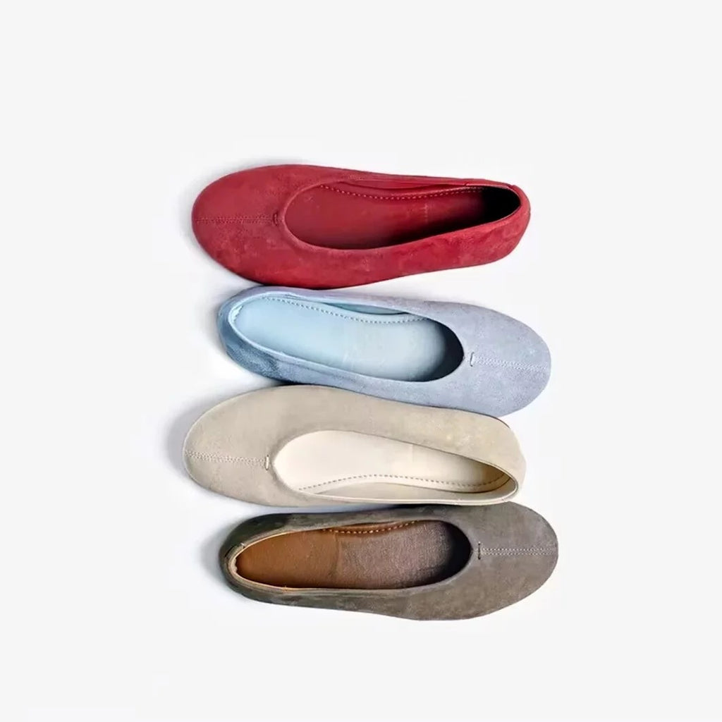 Minimal Round-Toe Ballerinas