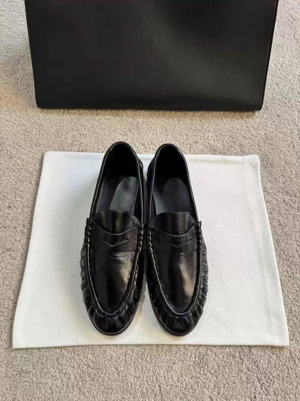 Black Penny Loafers