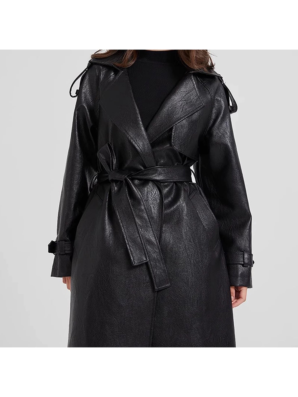 Maxi Leather Coat (Immediate)
