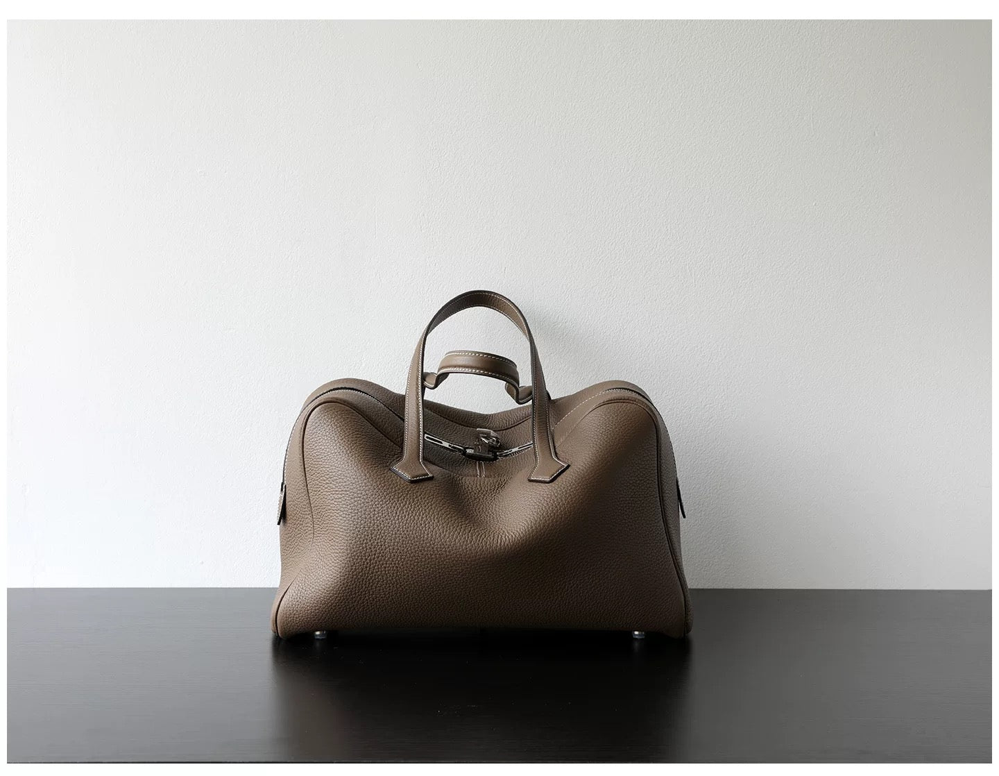 The Duffle Bag in Taupe