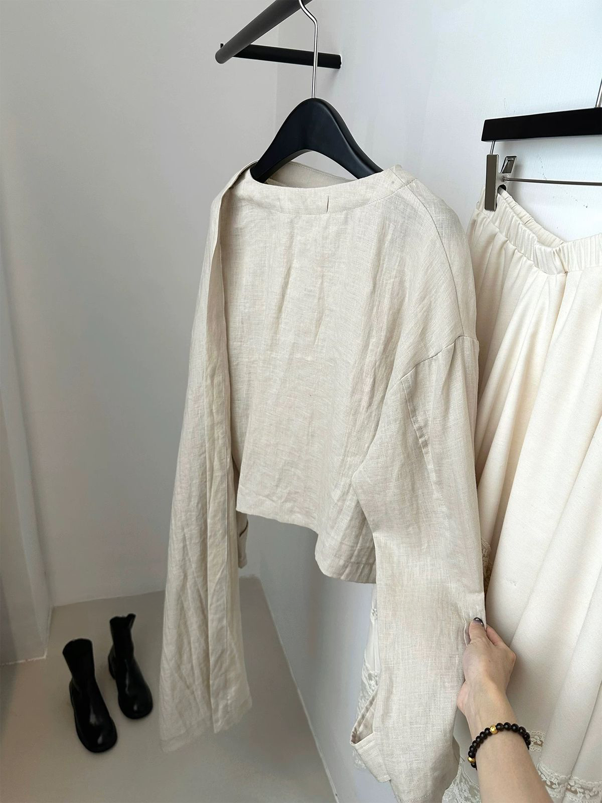 Linen Wrap Jacket