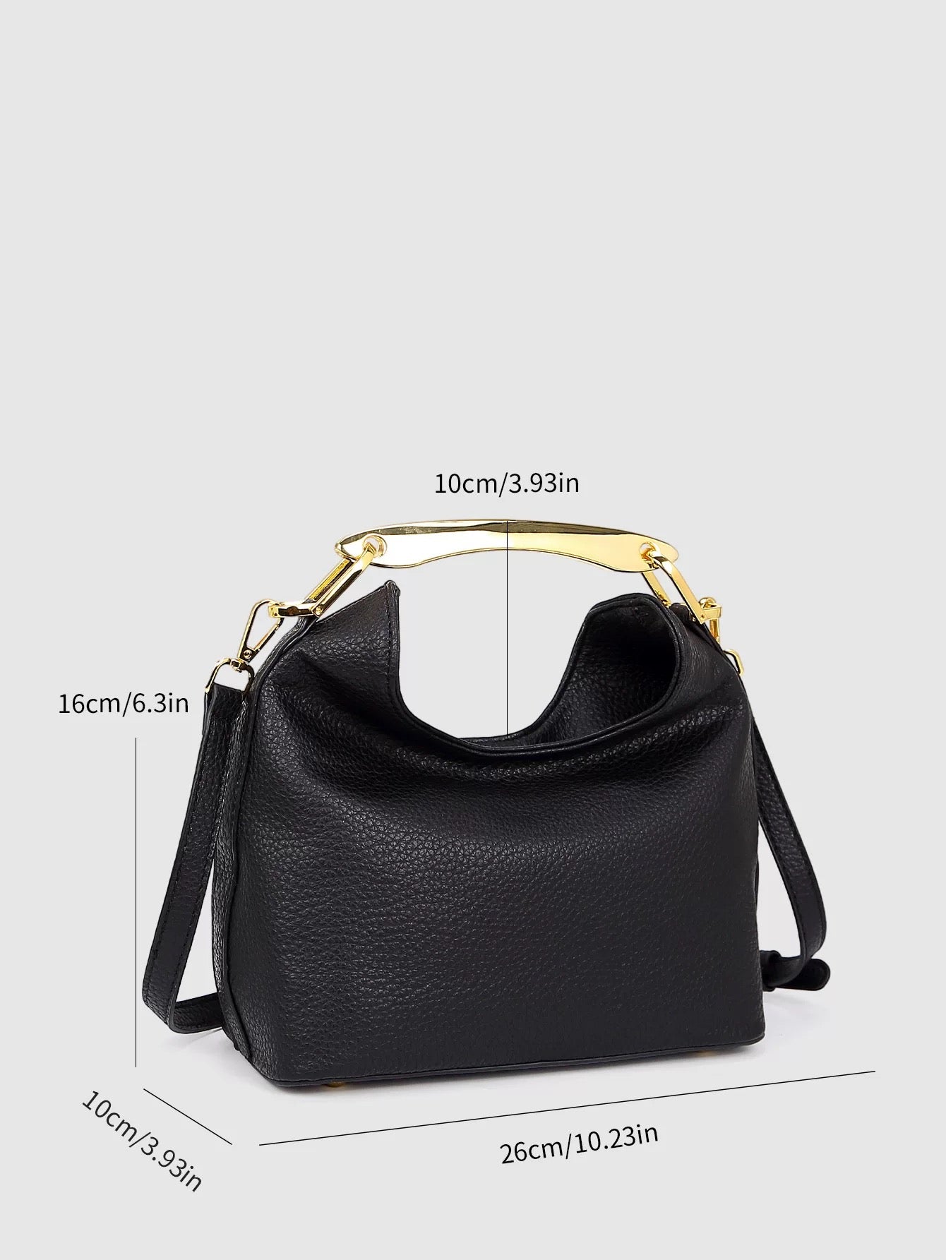 The Aurelia Luxe Leather Bag (square shape)