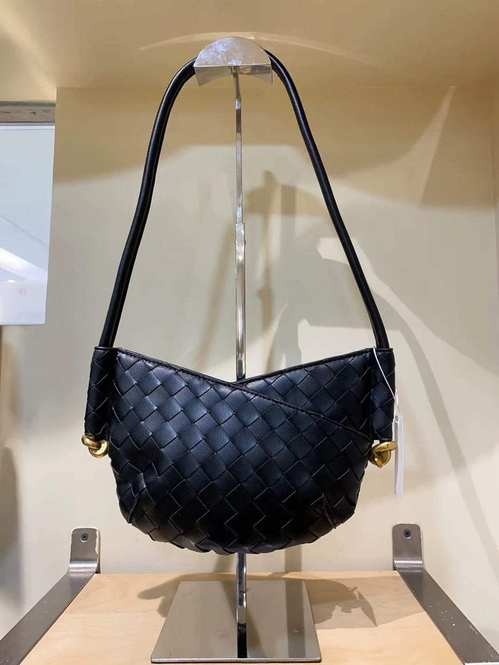 The Woven Crescent Shoulder Bag