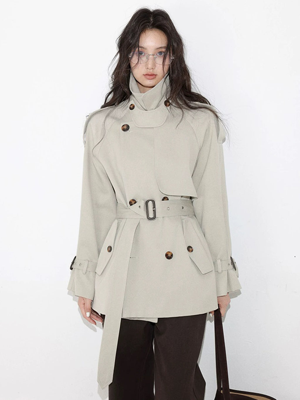 Mid-Length Trench Coat
