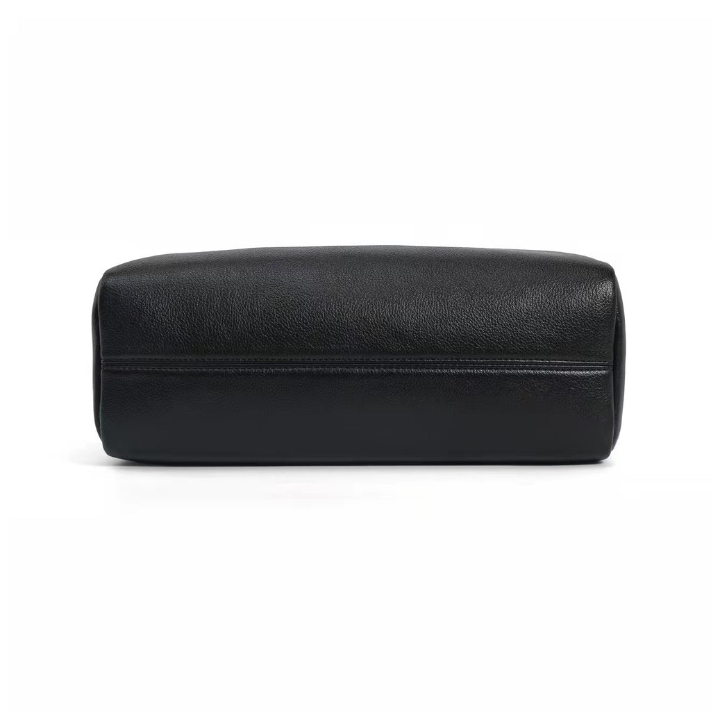 Lambskin Shoulder Bag in Black