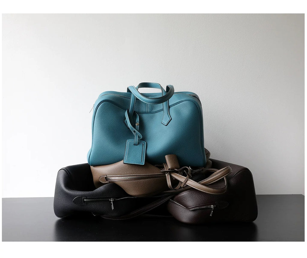The Duffle Bag in Dusty Teal
