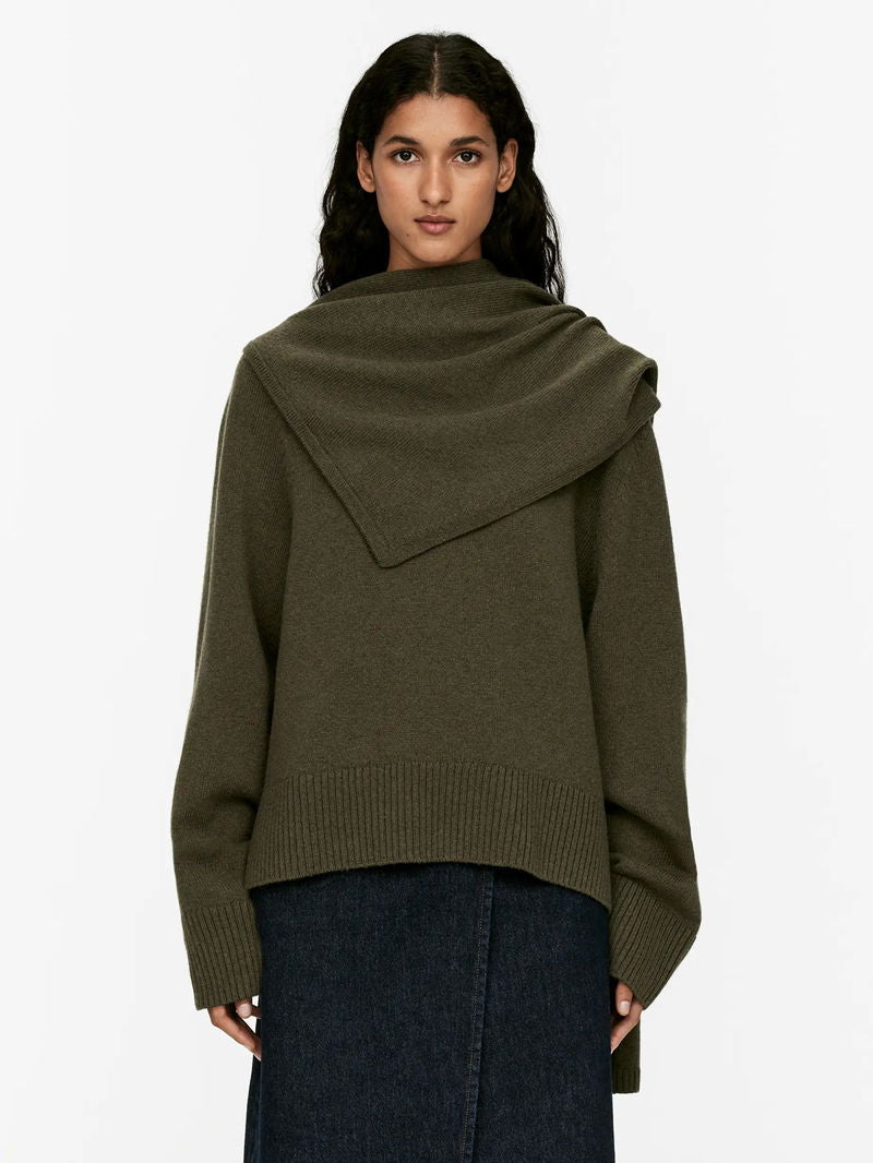Wool Scarf Jumper