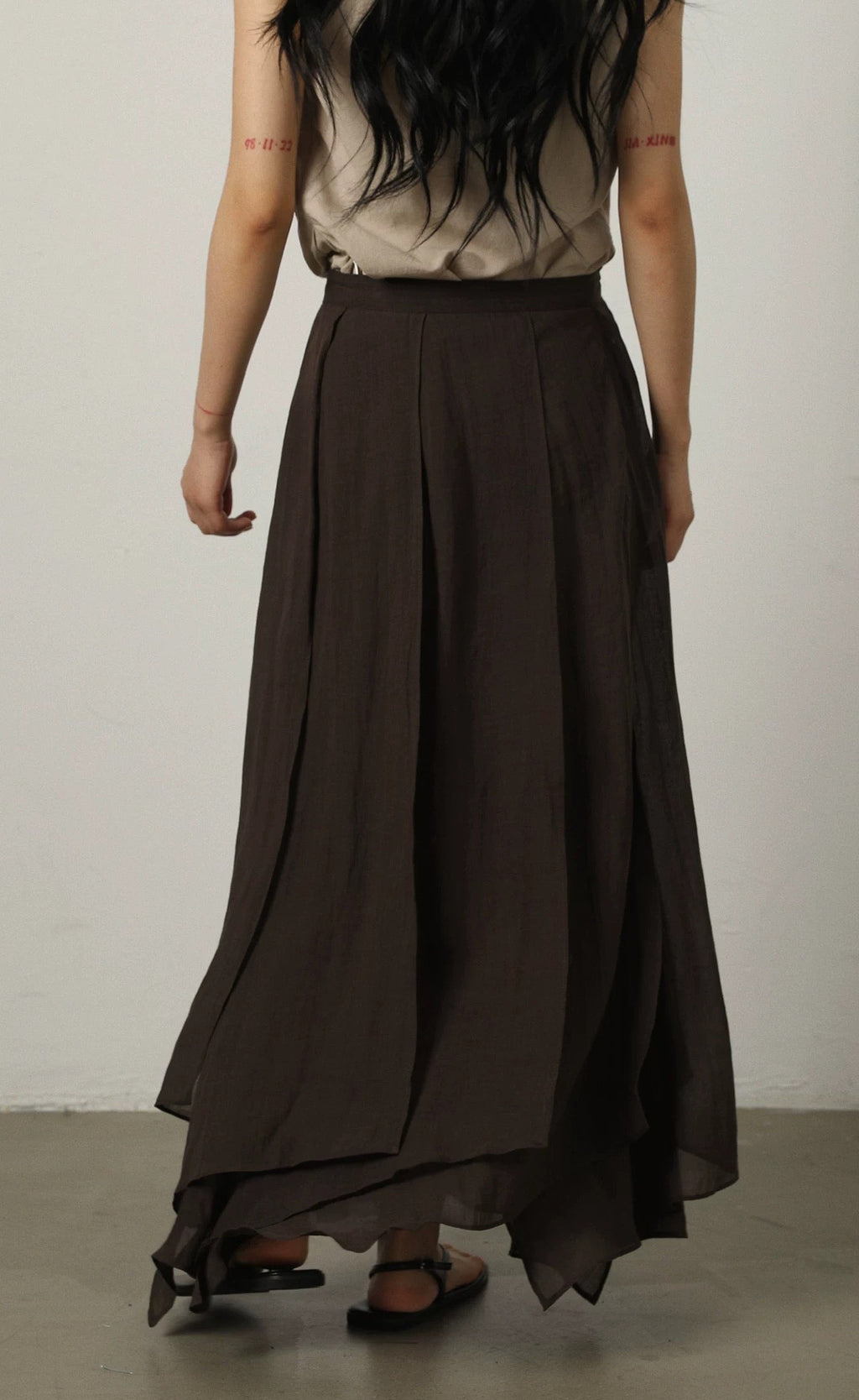 Layered Maxi Skirt (Immediate)