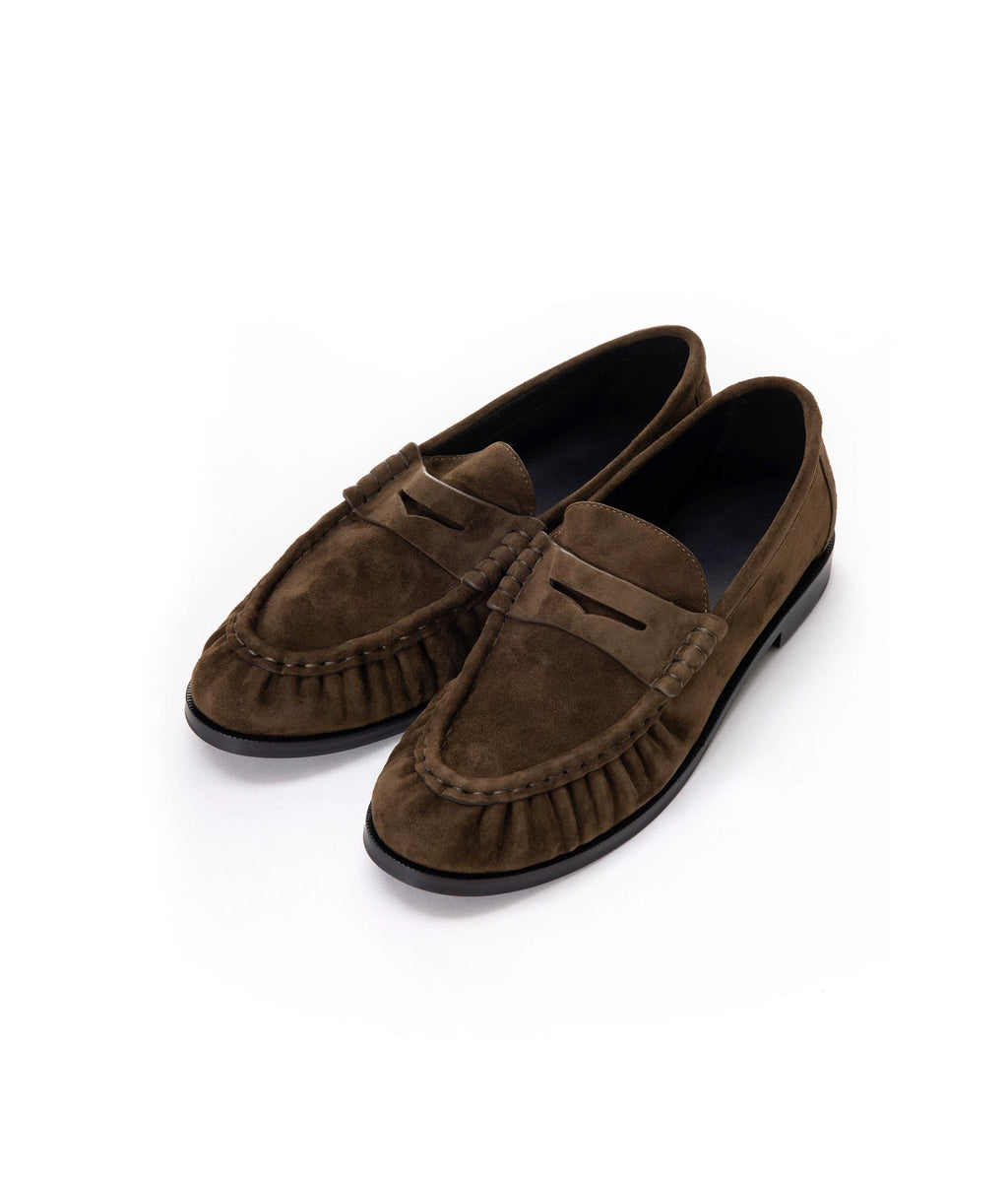 Suede Brown Loafers