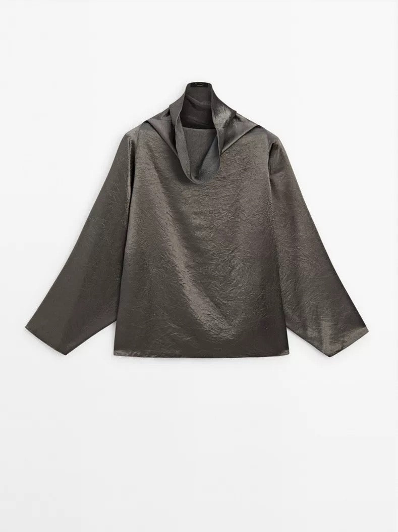 Massimo Dutti Satin Blouse