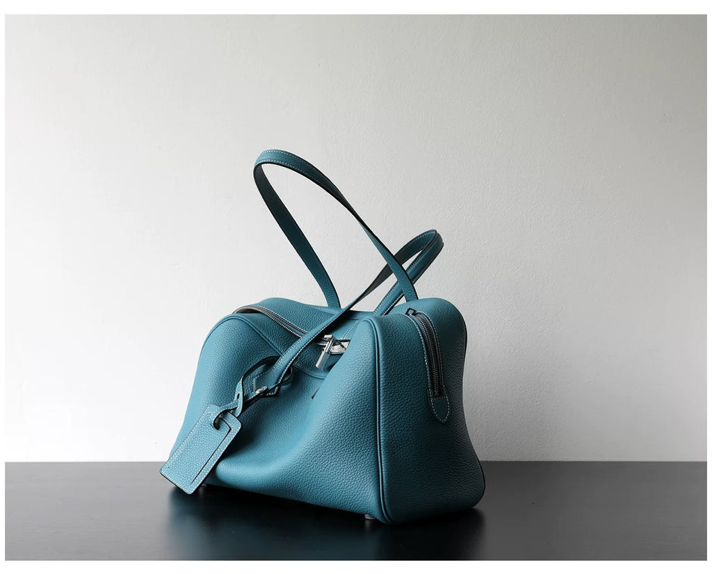 The Duffle Bag in Dusty Teal