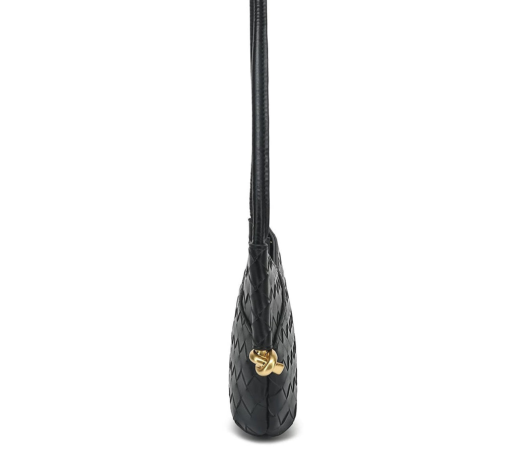 The Woven Crescent Shoulder Bag