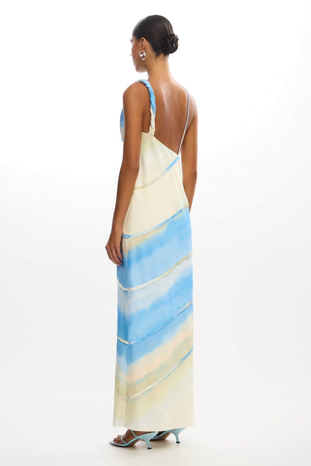 Blue Striped Dress