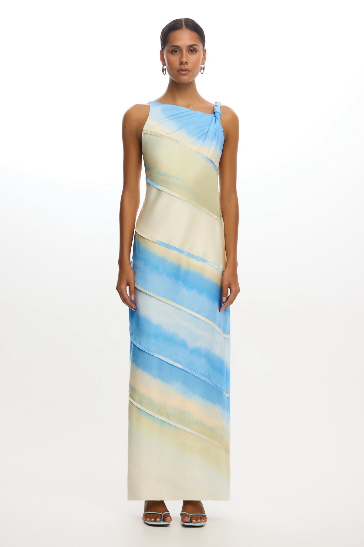 Blue Striped Dress