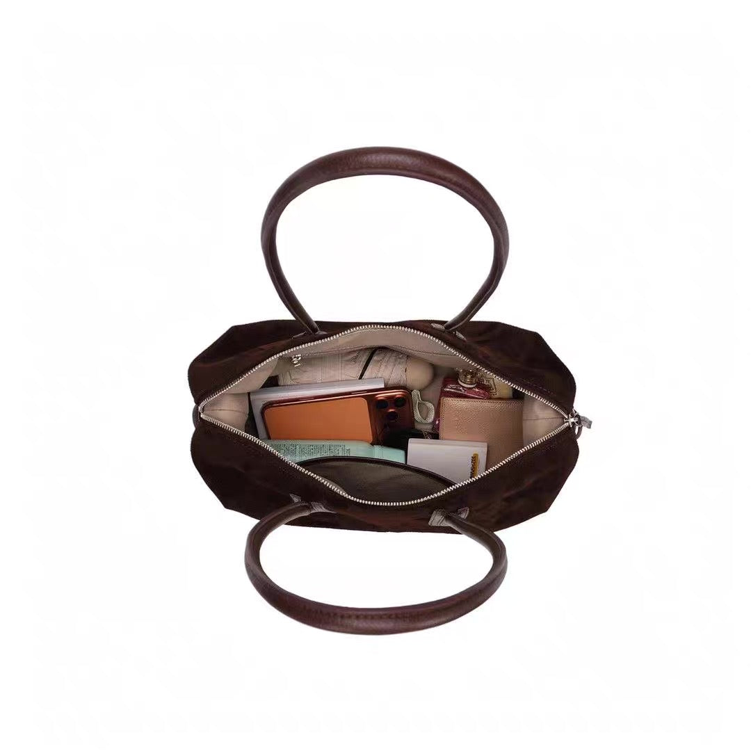 The Carryall Tote in Chocolate Brown
