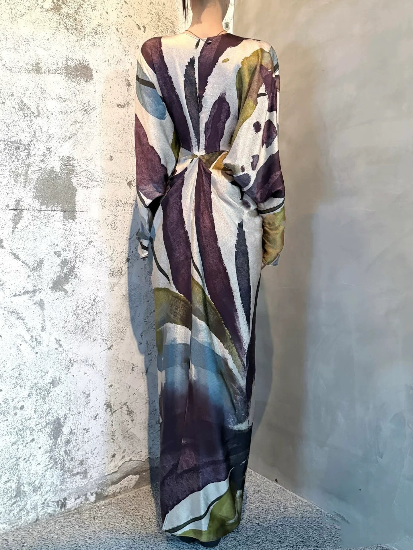 Watercolor Maxi Dress