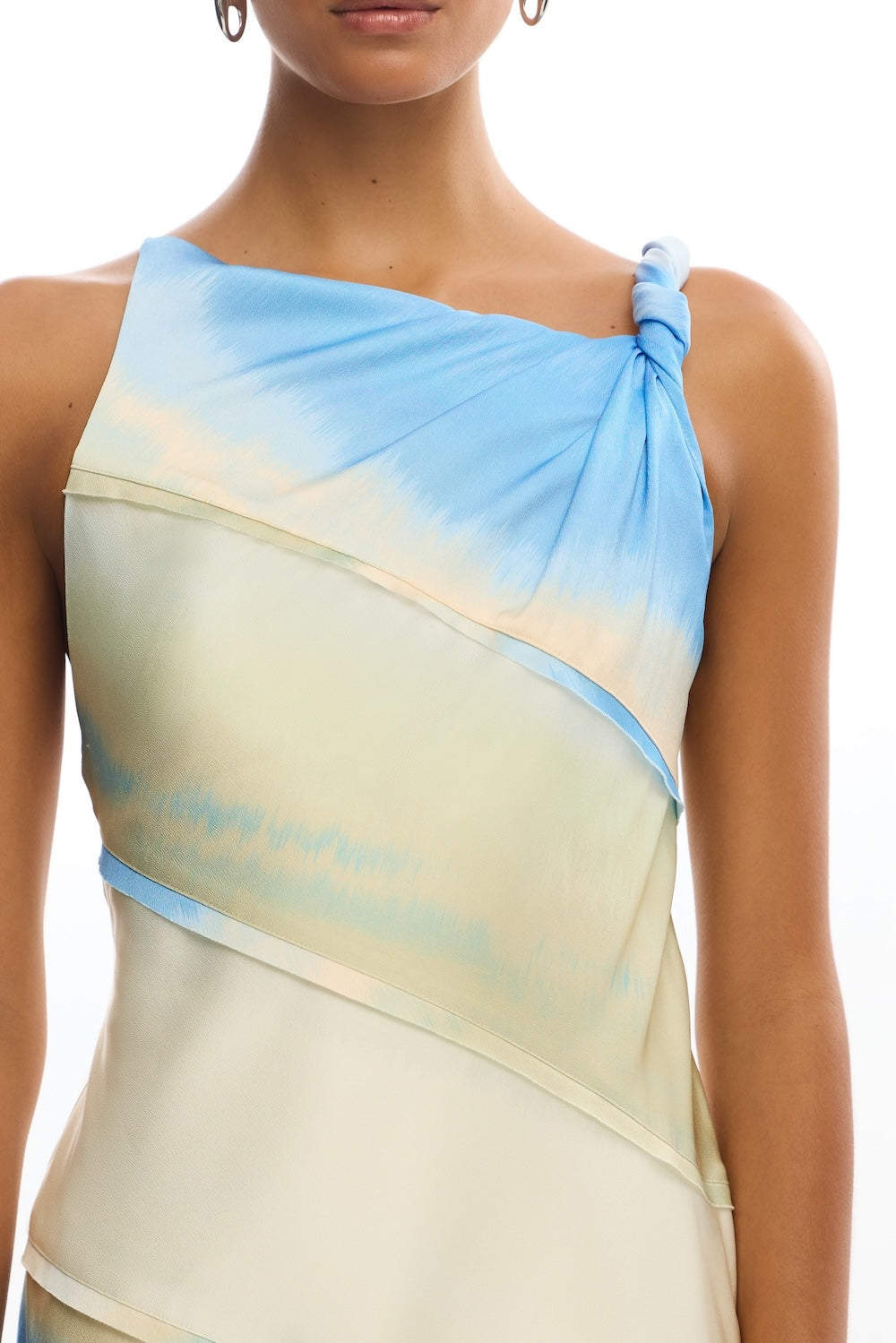 Blue Striped Dress