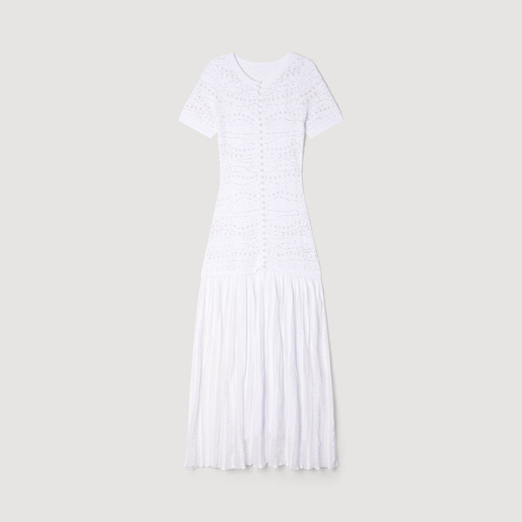 White Embroidered Dress