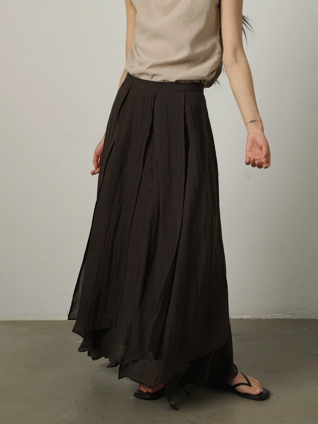 Layered Maxi Skirt (Immediate)