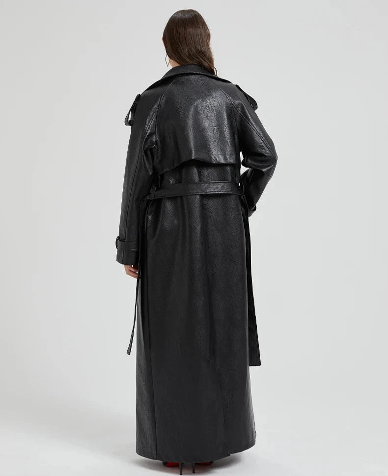 Maxi Leather Coat (Immediate)
