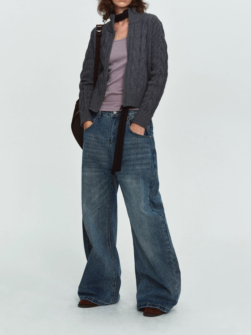 The Studded Vintage Blue Jeans