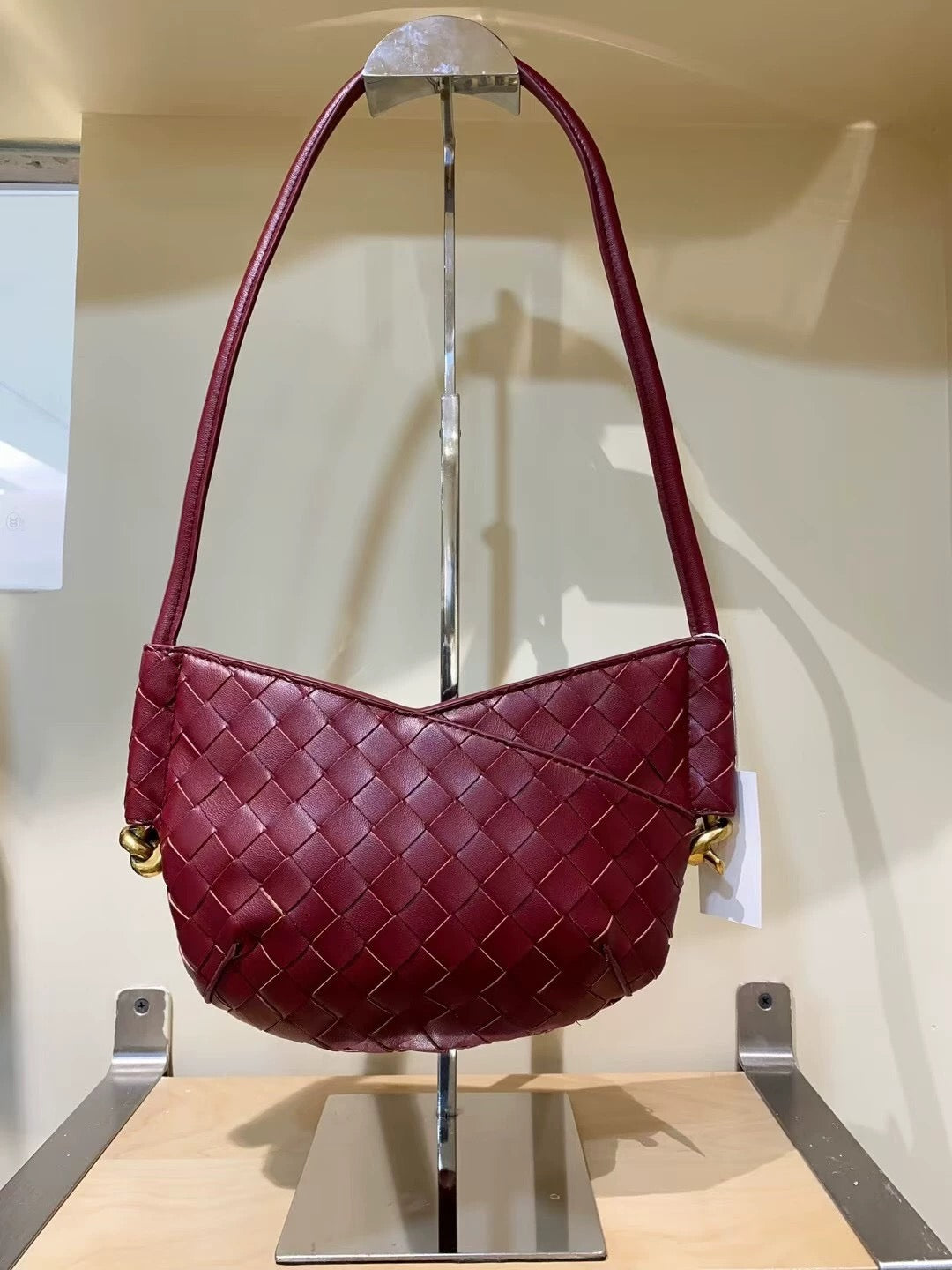 The Woven Crescent Shoulder Bag